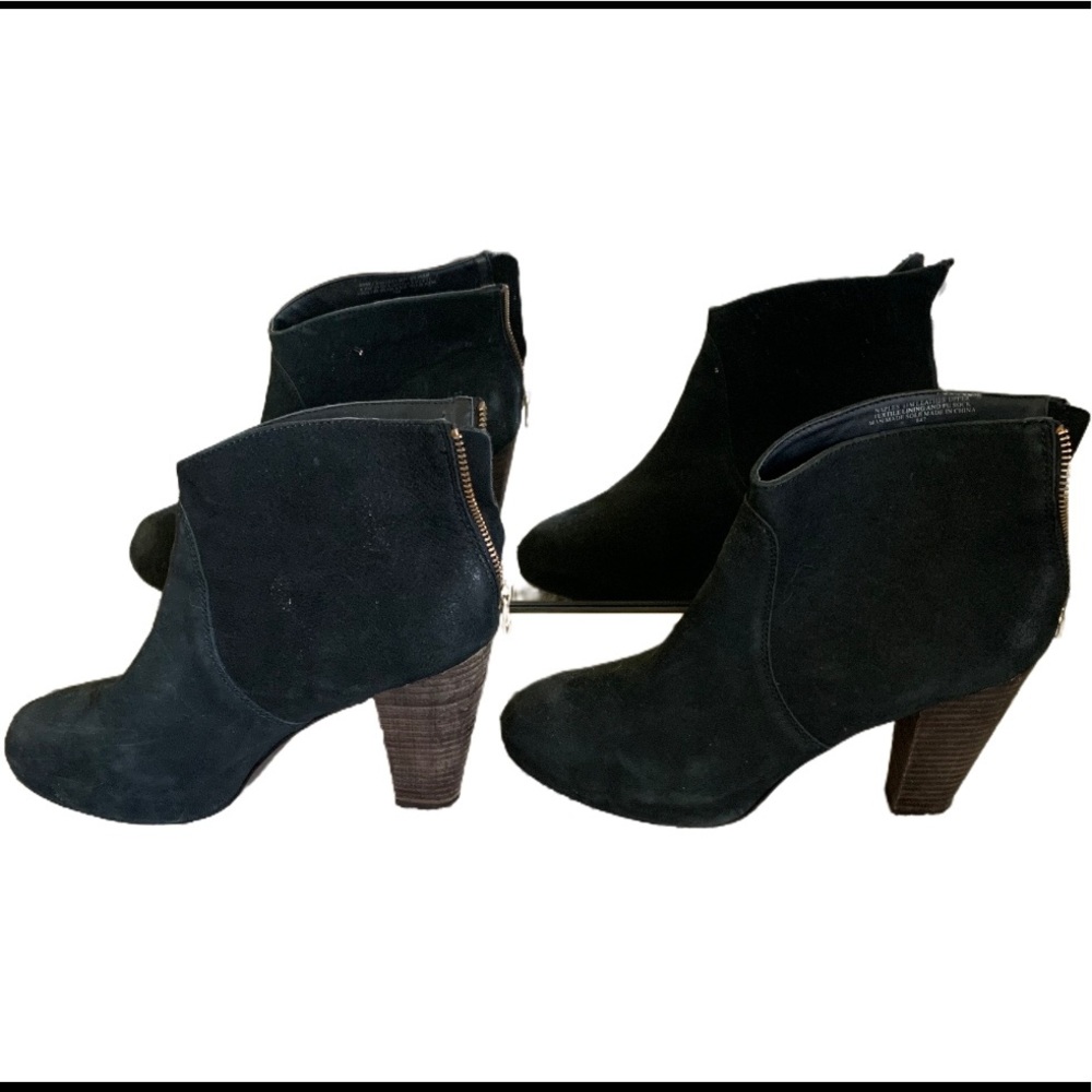 Steve Madden Black Suede Booties